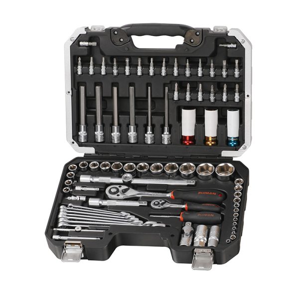 Juego de dados y accesorios de 1/4" y 1/2" (79)