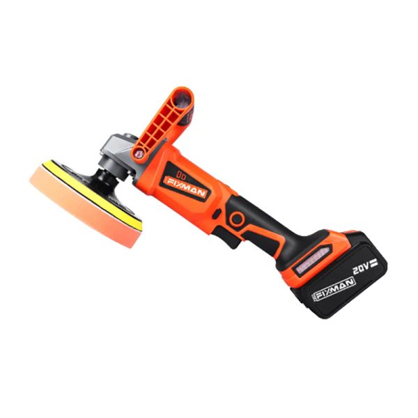 Pulidora angular inalámbrica sin escobillas de 20V (Ø 150 mm) (con 2 baterías)