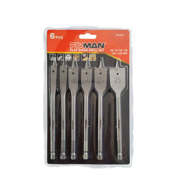 Juego de brocas planas para madera (6)