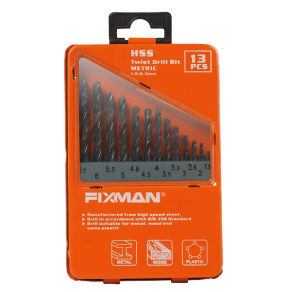 Juego de brocas helicoidales (13)