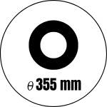 Diam-355 mm