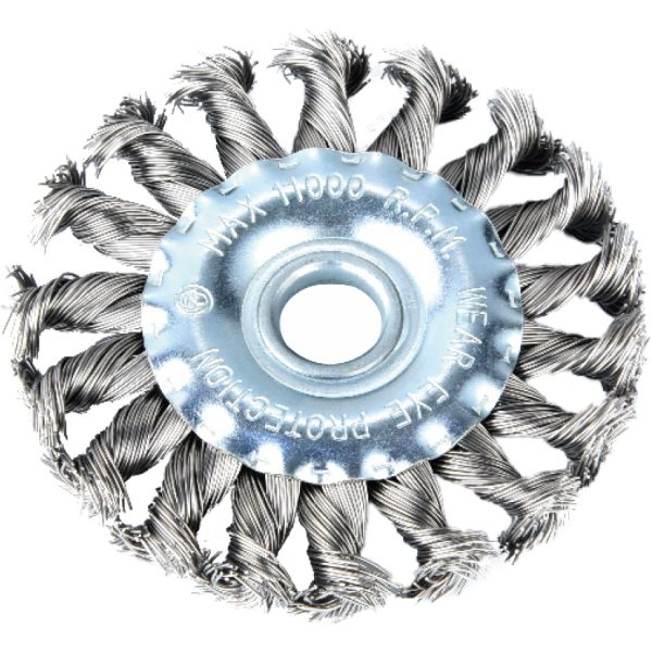Carda circular de alambre trenzado (125 mm/5")