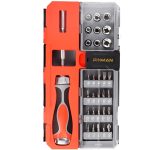 Juego de desarmador matraca (33 piezas)