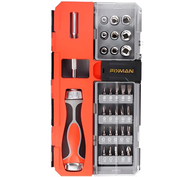 Juego de desarmador matraca (33 piezas)