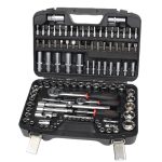 Juego de dados y accesorios de 1/4" y 1/2" (108)