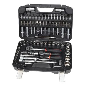 Juego de dados y accesorios de 1/4" y 1/2" (94)