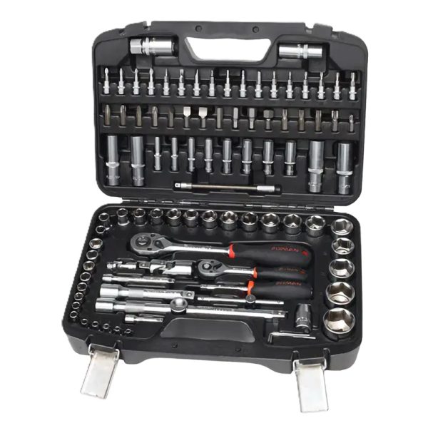 Juego de dados y accesorios de 1/4" y 1/2" (94)
